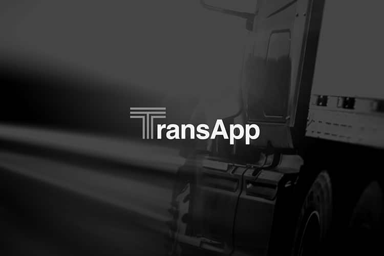 TransApp thumbnail image with background truck and logo