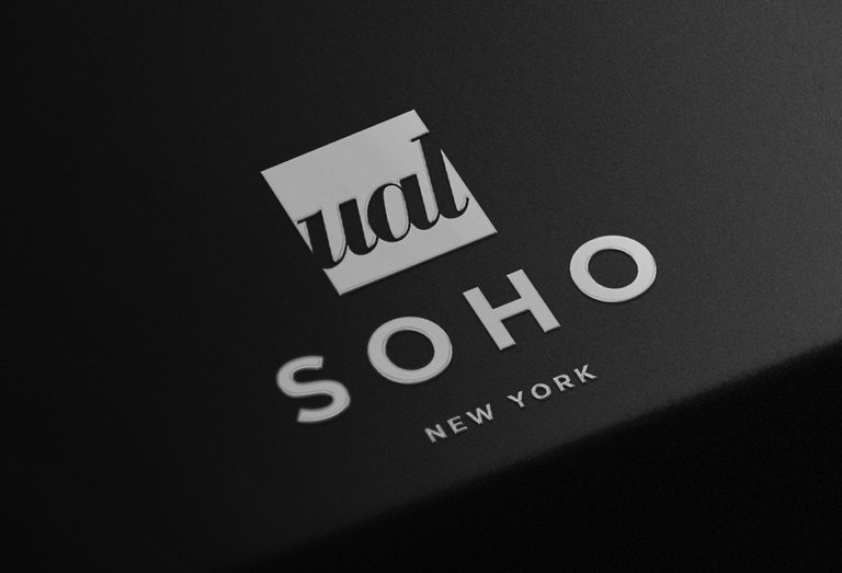 UAL Soho logo mockup