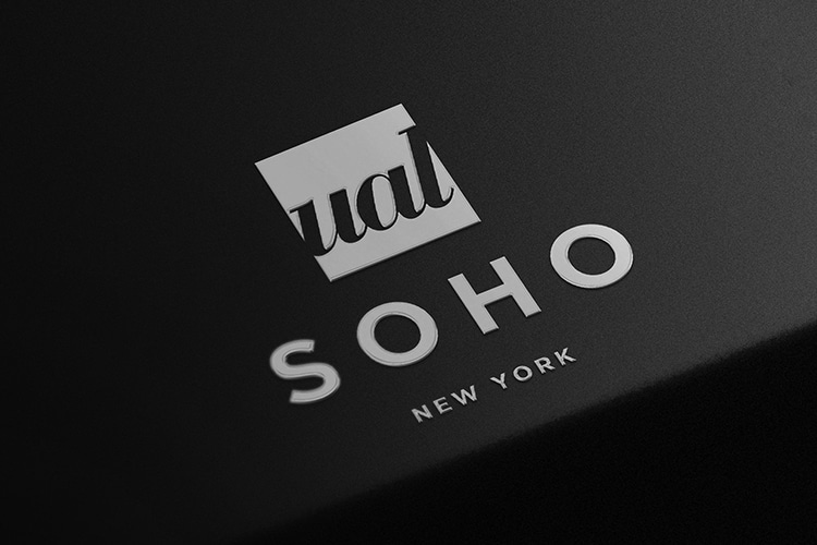 UAL Soho logo mockup