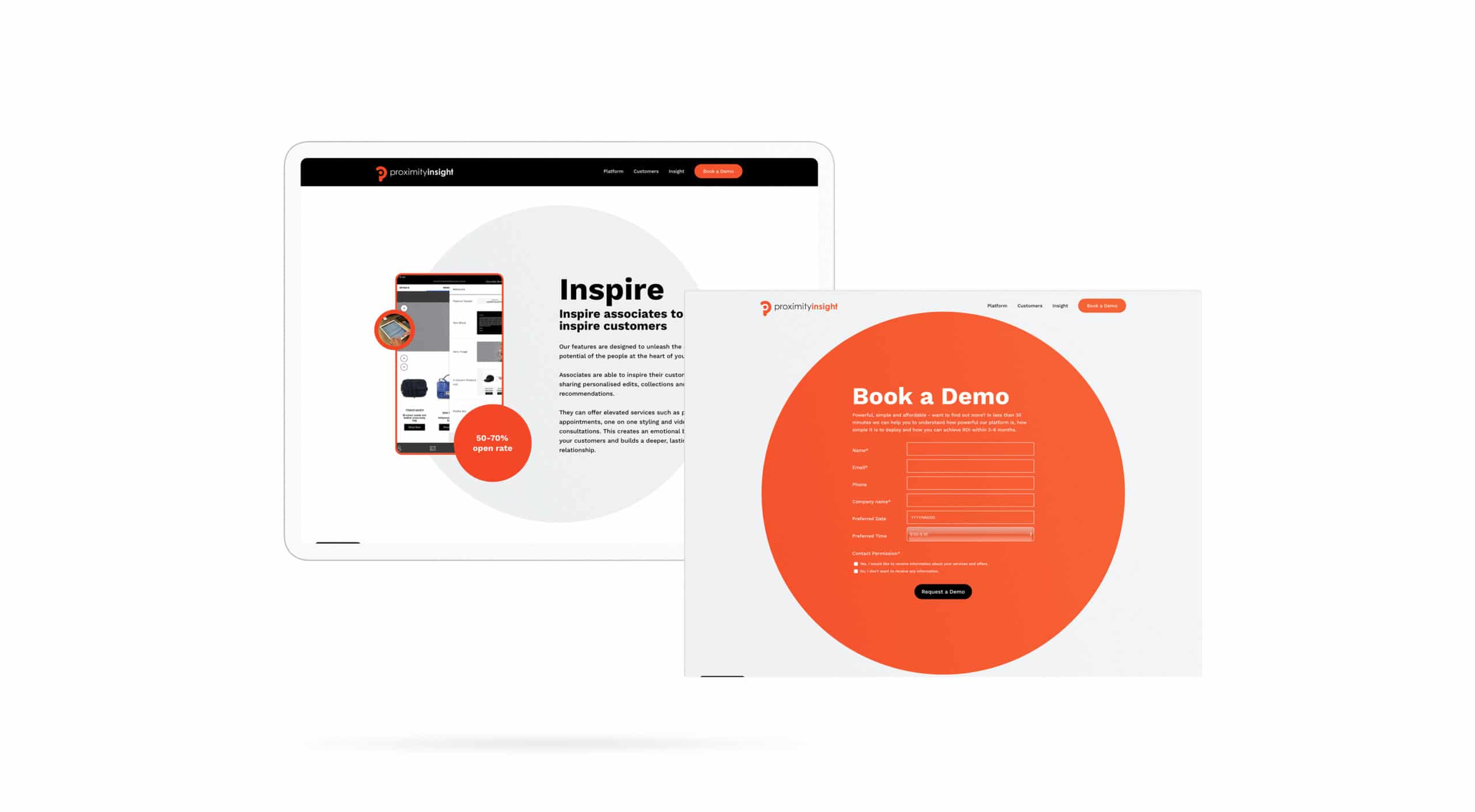 Proximity Insight Book a Demo Design
