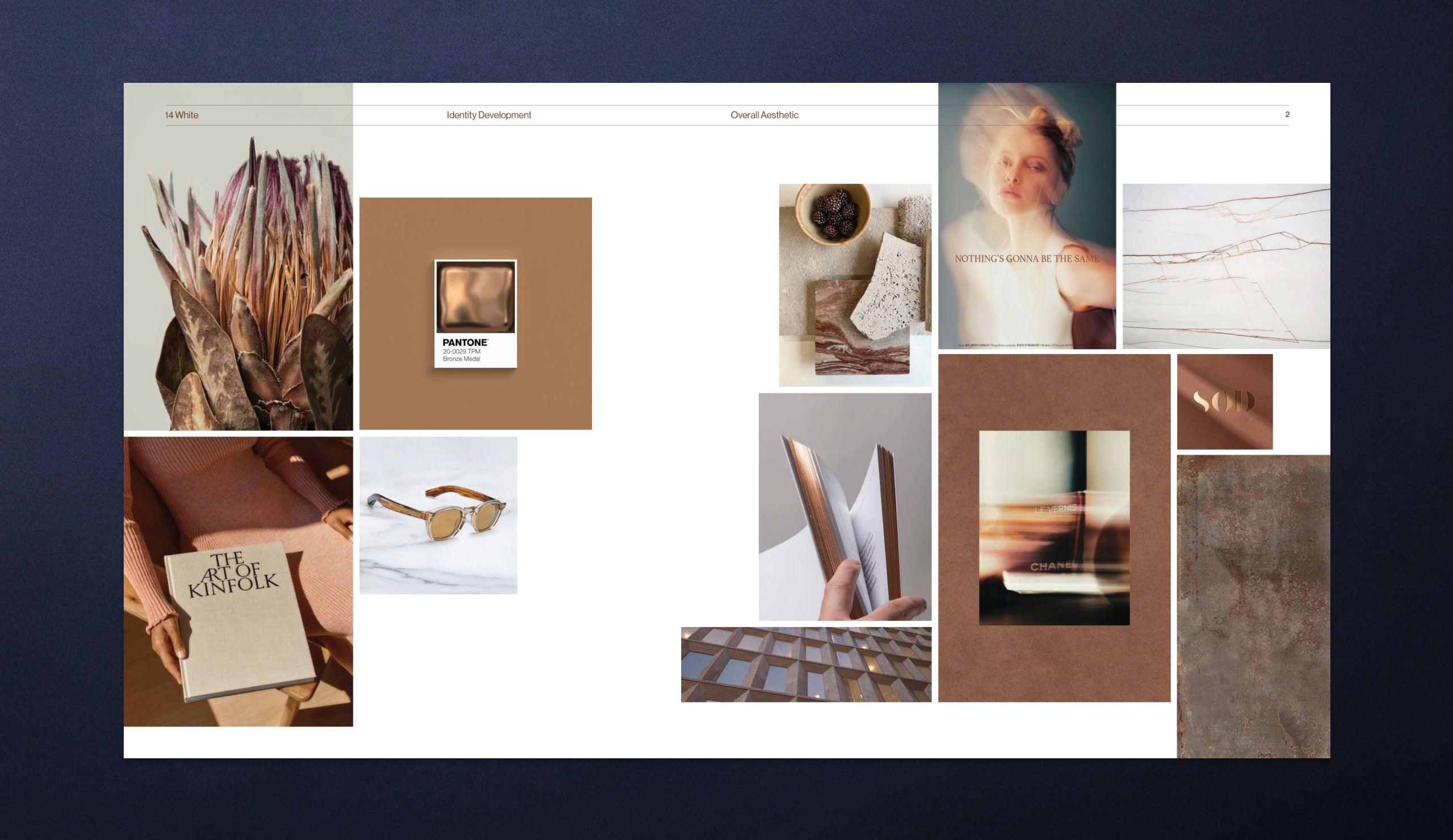 14 White Tribeca branding design – visual identity detail