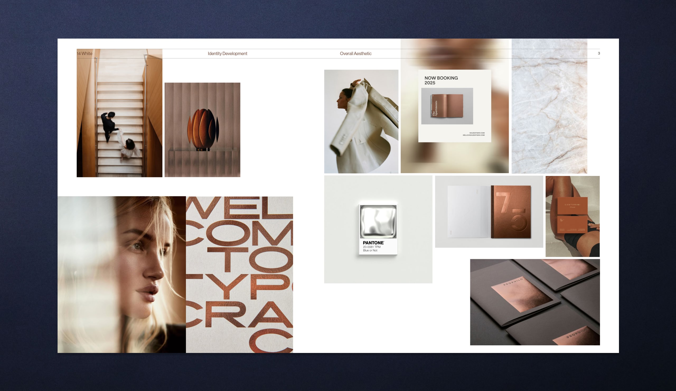 14 White Tribeca website – desktop UI design, alternate view